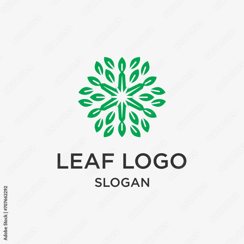 Abstract eco logo design Abstract eco logo design