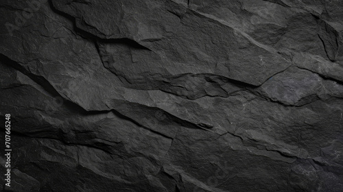 Dark grey black slate texture background. Black stone texture. Black granite slabs background 