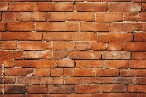   Vibrant Brickwork  Orange Brick Wall Texture Background 