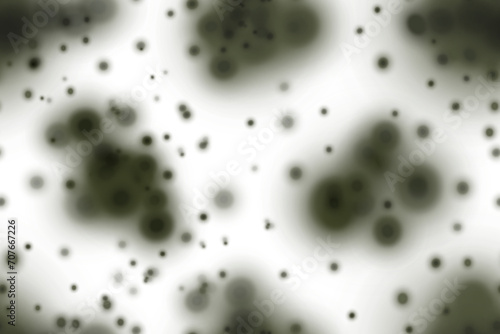Black mold. Fungus, the wall of an apartment, a house, poisonous spores. Toxic health effects. Wallpaper seamless pattern Vector realistic illustration. 