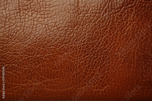 Classic Elegance: Old Brown Genuine Leather Texture Background"