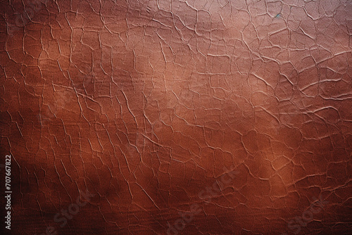 Classic Elegance: Old Brown Genuine Leather Texture Background