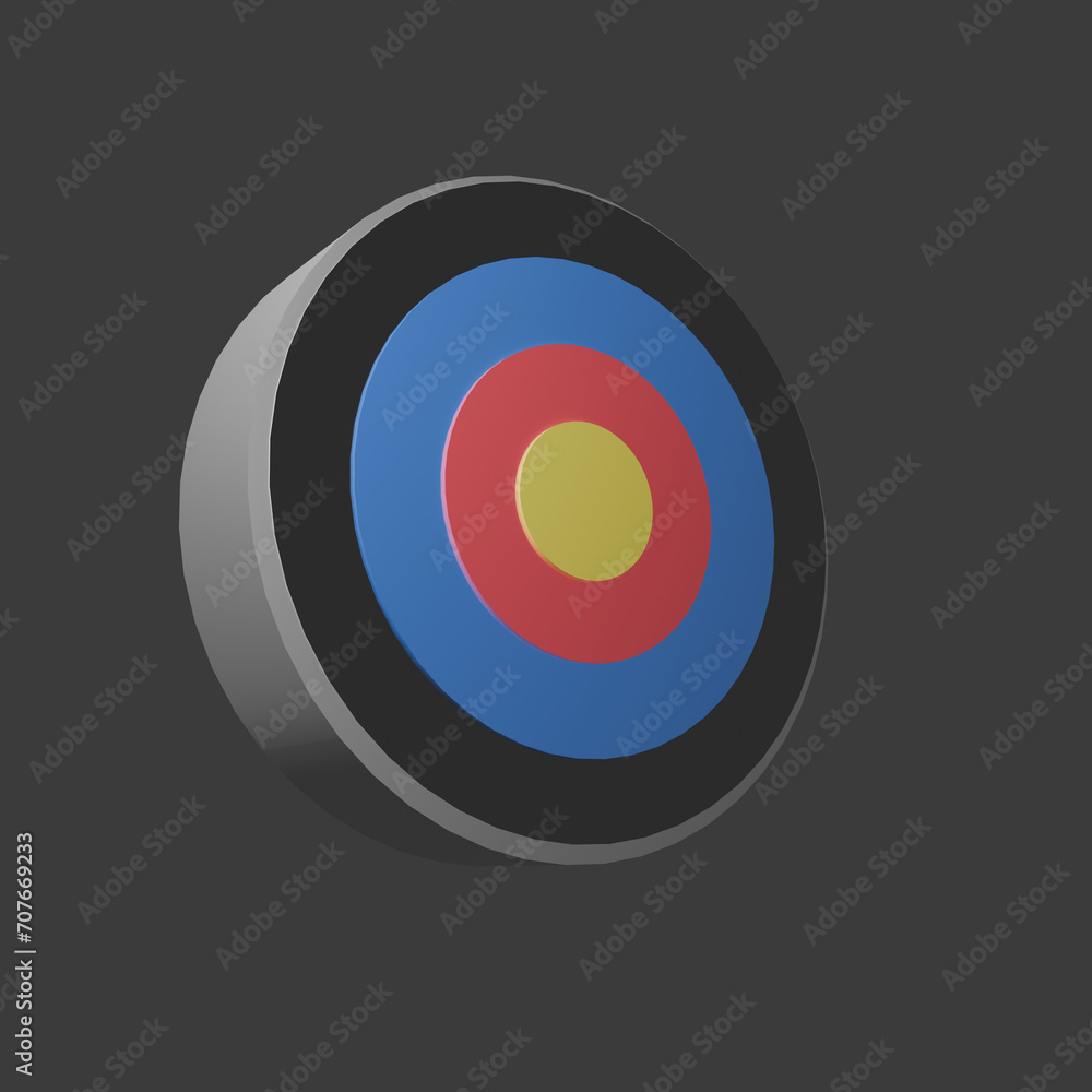 3D Dart Icon 3D Dart Icon