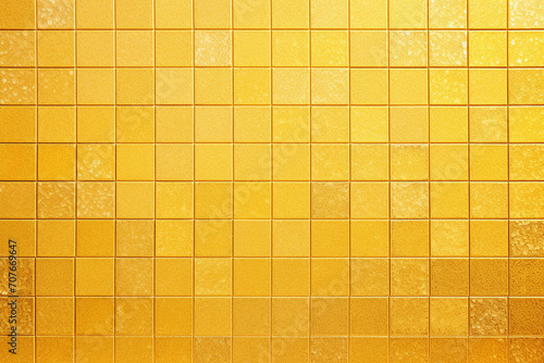  Gold Yellow Square Mosaic Tiles for Ceramic