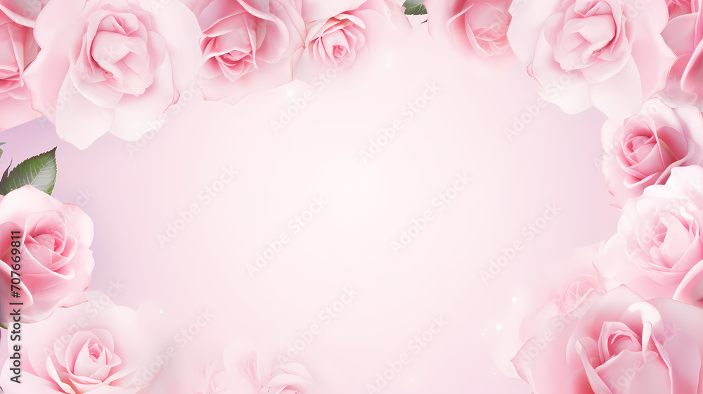 Flower composition background, decorative flower background pattern, floral border background Flower composition background, decorative flower background pattern, floral border background