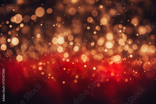 Red Holiday Abstract Christmas Background