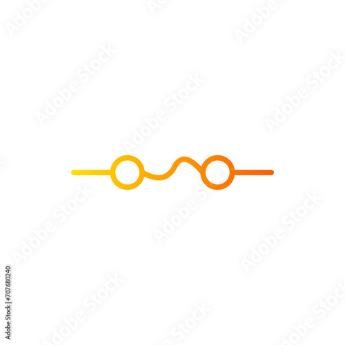 electronic fuse gradient icon