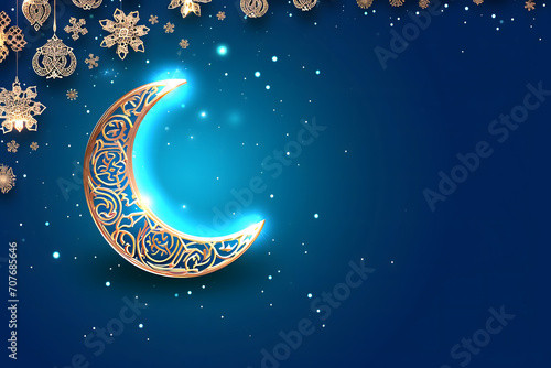 ramadan Kareem, Ramadan crescent moon, Eid Mubarak Islamic festival social media banner and Eid Mubarak Post Template, islam