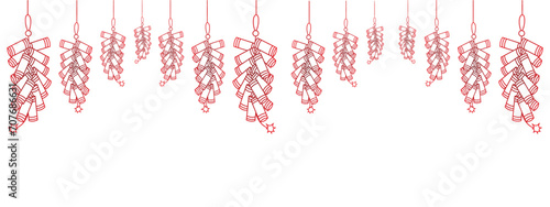 Chinese firecracker vector design for chinese new year eps  5
 photo