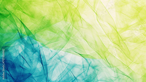 Lime green & electric blue abstract banner background. PowerPoint and business background.