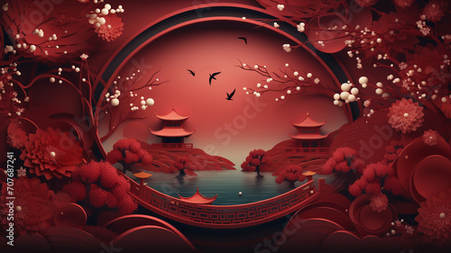 Happy chinese new year Background
