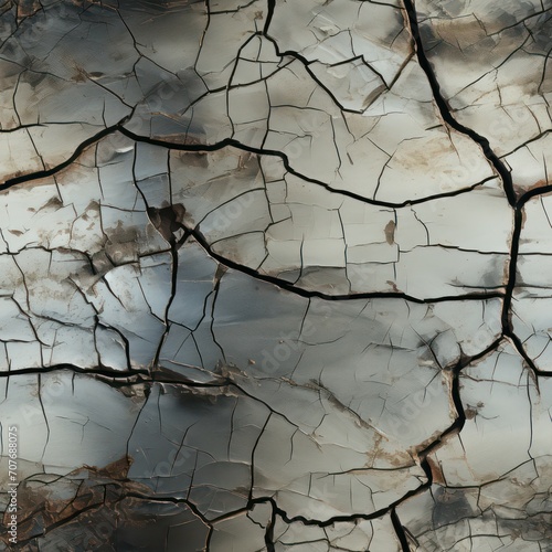 Seamless vintage cracked wood pattern background