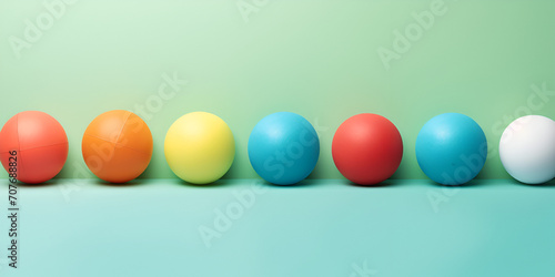 Colorful easter eggs on table, Perfect colorful handmade easter eggs isolated on a white, Flat lay colorful play dough balls, generative AI 