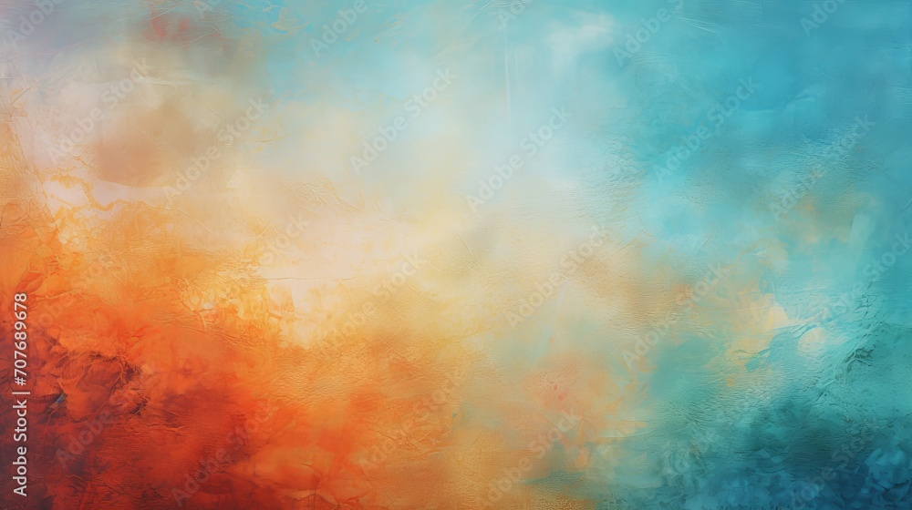 Obraz premium Abstract painting background or texture: a photo of a colorful and artistic oil on canvas artwork