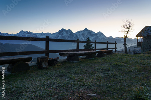 Valle d'Aosta, località Saint Barthelemy a Lignan photo