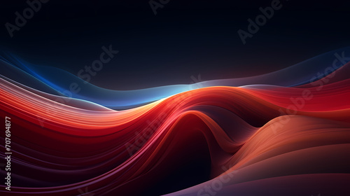 Future technology lines background and light effects, technological background material