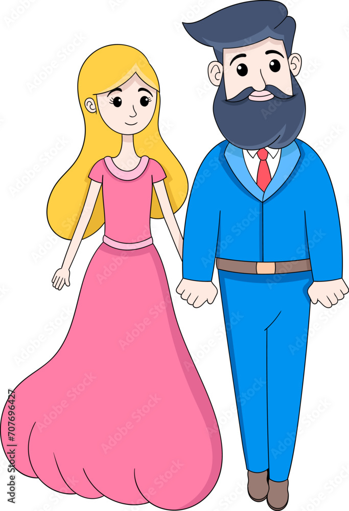 The couple is celebrating their wedding, happy anniversary on Valentine's Day The couple is celebrating their wedding, happy anniversary on Valentine's Day