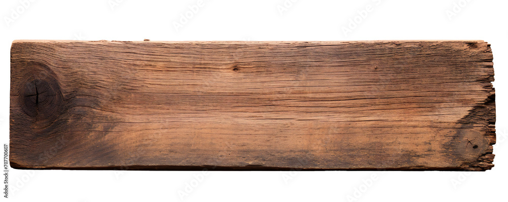 Piece of wood empty sign with transparent background Generative AI Piece of wood empty sign with transparent background Generative AI