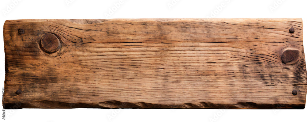 Piece of wood empty sign with transparent background Generative AI Piece of wood empty sign with transparent background Generative AI
