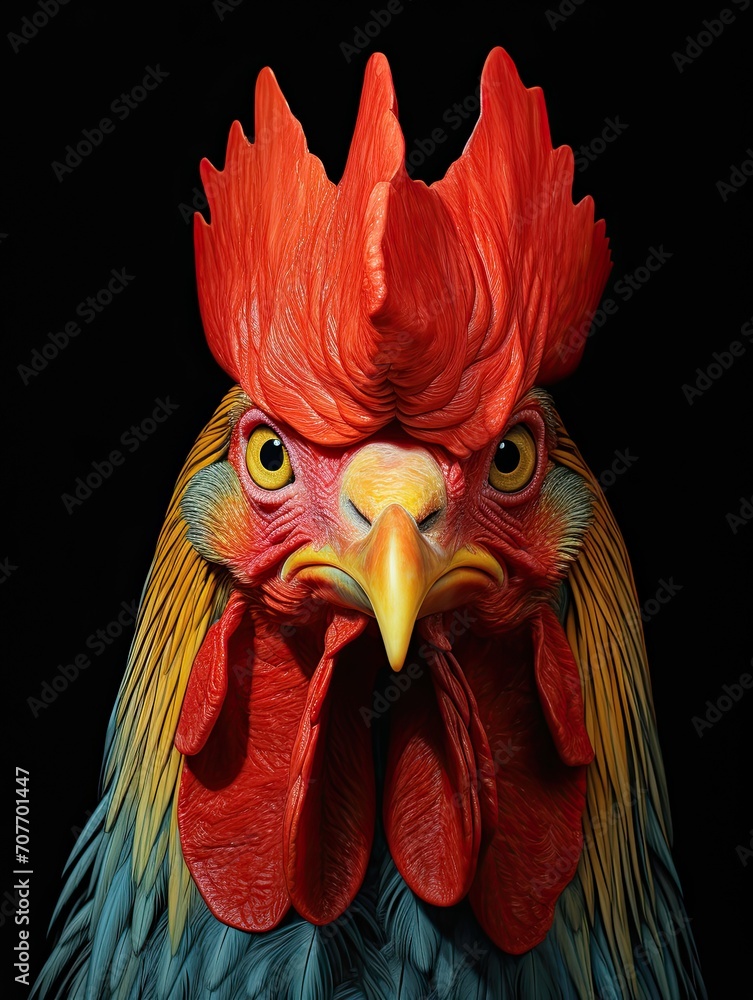 Chicken Beak Peck: Captivating Farm Animal Image in Natural Surroundings