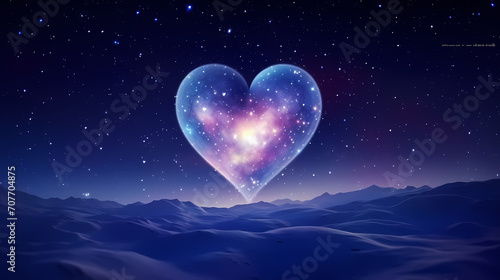 Vibrant Valentine's Day background with red hearts