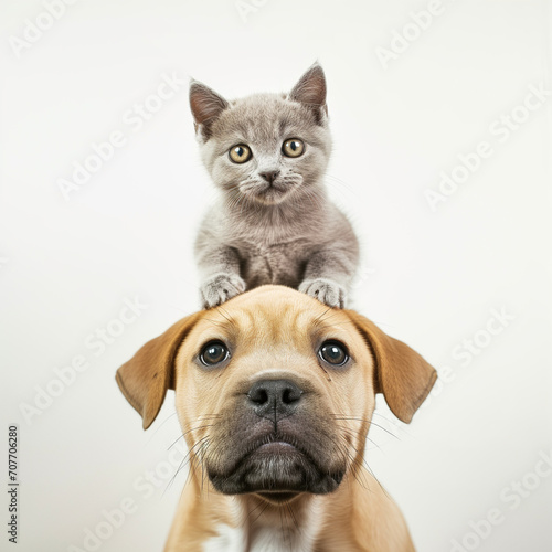 friendship puppy and kitten