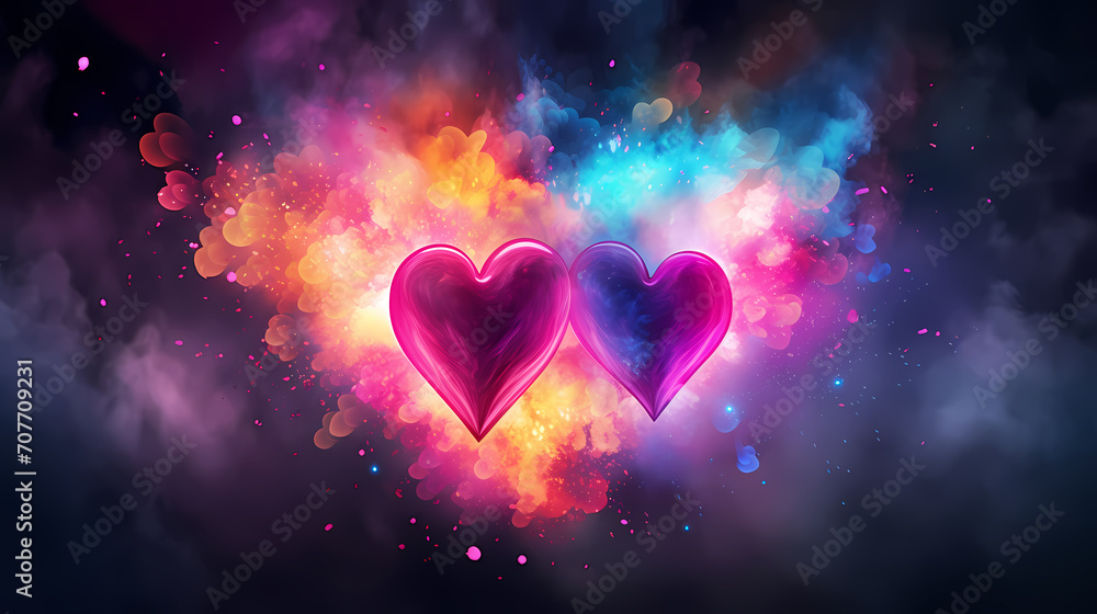 Romantic heart shaped Valentine's Day background for background, cards, flyers, posters, banners and cover designs etc. Romantic heart shaped Valentine's Day background for background, cards, flyers, posters, banners and cover designs etc.