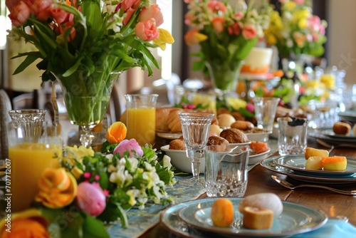 Easter Dining Table Brunch 