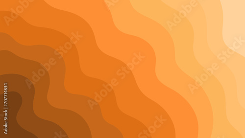 abstract orange background with waves gradient colors