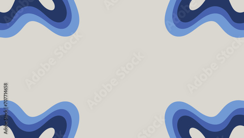 abstract background with blue wanes