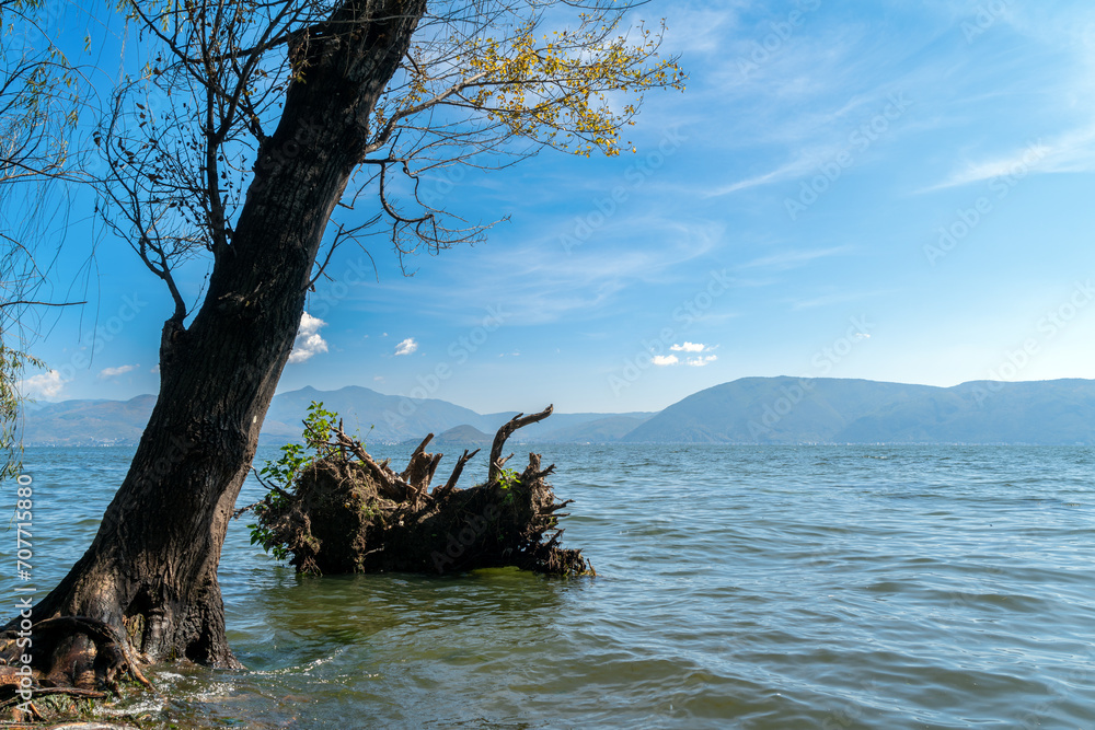 Landscape of Erhai Lake, located in Dali, Yunnan, China. Landscape of Erhai Lake, located in Dali, Yunnan, China.