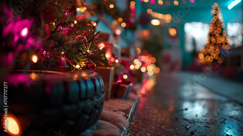 christmas tree lights © Smilego