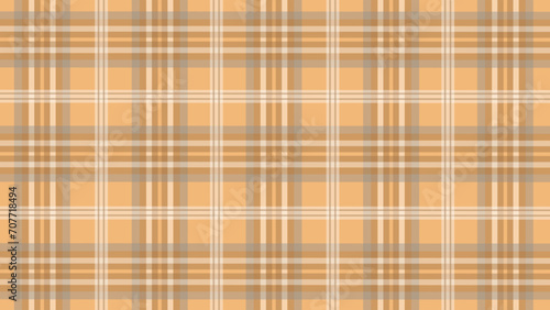 Orange and white plaid checkered pattern background