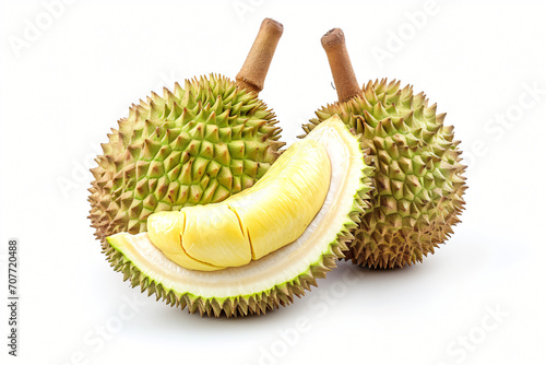 split durian fruit