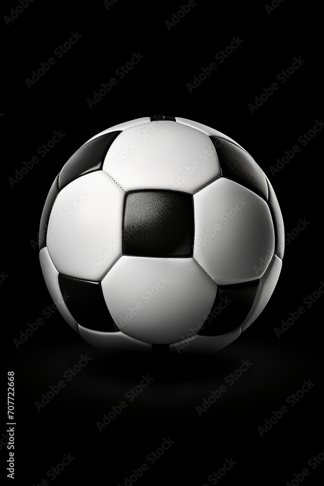 Kick with Precision: Isolated 3D Rendering of a Clean White Soccer Ball on Free PNG Background Kick with Precision: Isolated 3D Rendering of a Clean White Soccer Ball on Free PNG Background