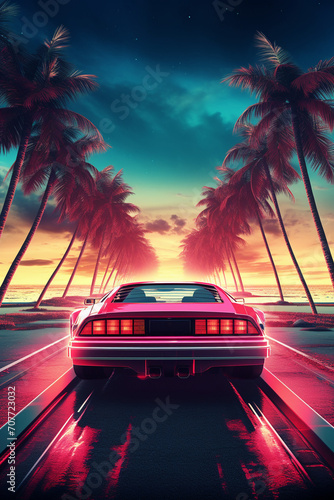 Retro Drive: A Sci-Fi Journey Through 80s Miami, Where Speed Meets Nostalgia