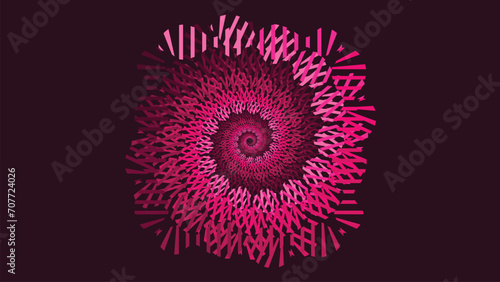 Abstract spiral valentine color lovely creative spinning background.