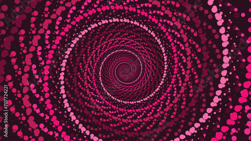 Abstract spiral valentine color lovely creative spinning background.