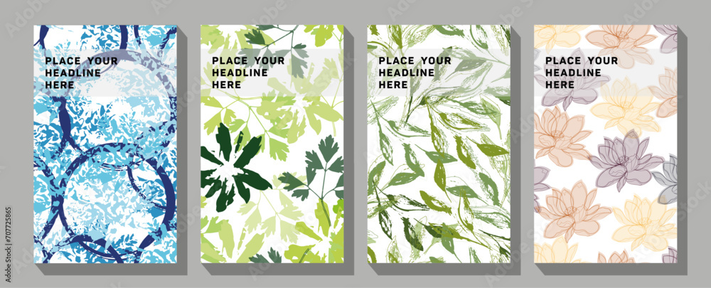 Fall background with plant elements. Text design. Fall background with plant elements. Text design.