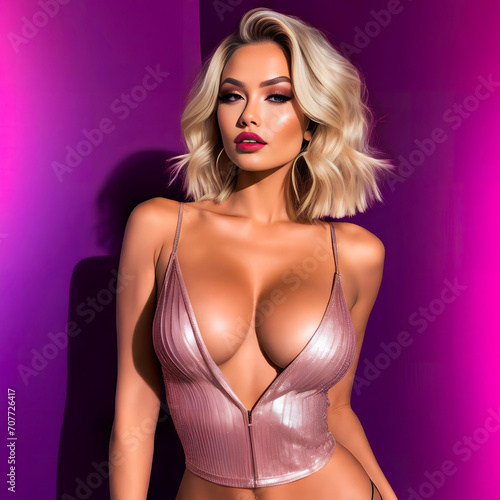 Wallpaper Mural Beautiful Woman.Beauty in Lingerie. Model Poses in Underwear Torontodigital.ca