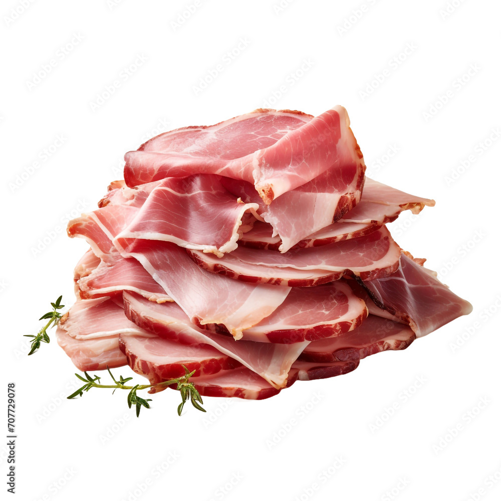 Jambon isolated on transparent background Jambon isolated on transparent background