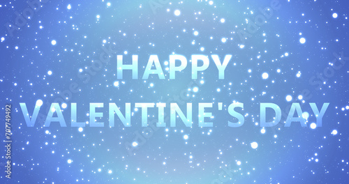 Happy Valentine's Day typographic cool affectionate passionate background. Love marriage proposal. Angel Eve message of love motion graphic for Saint Valentine's Day 14th February BG.