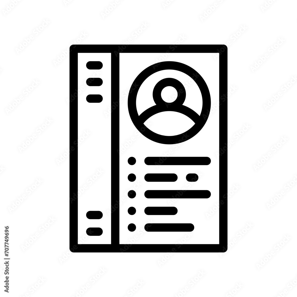 CV line icon CV line icon