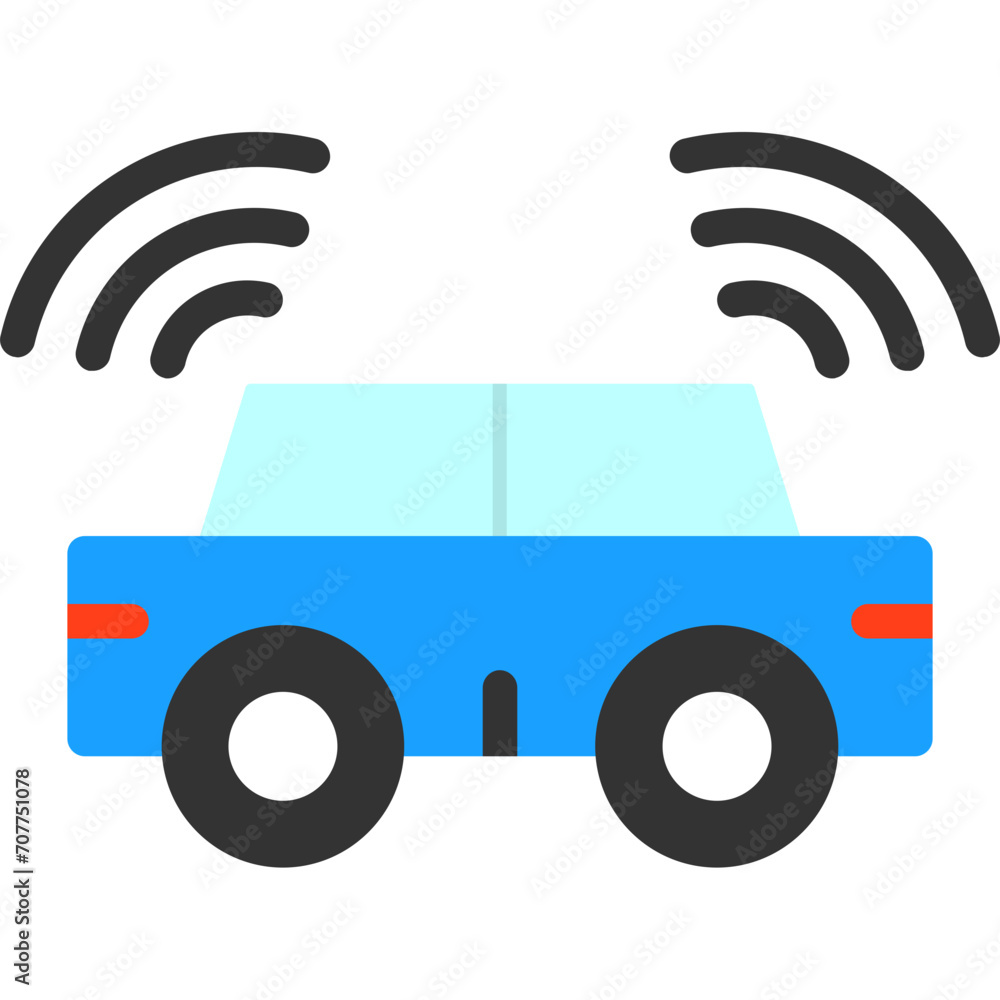 Autonomous Vehicle Icon Autonomous Vehicle Icon