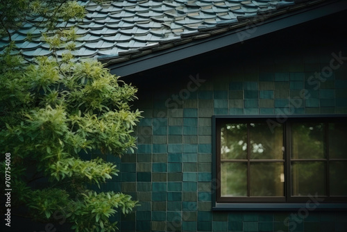 Harmony of Form and Function  Dark Green Tile Haven