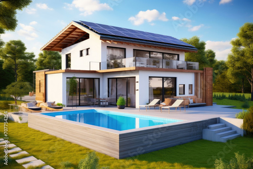 Sustainable Luxury: Whirlpool Retreat in Modern Solar Residence © Luba