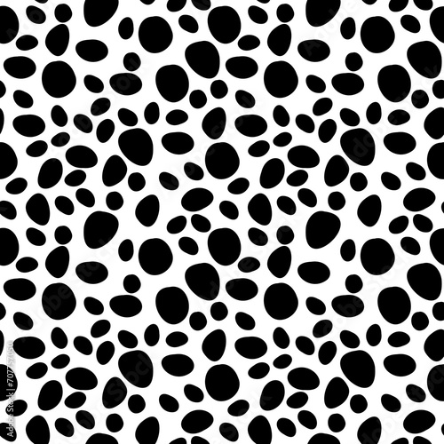 Dalmatian Spots seamless pattern repeat pattern