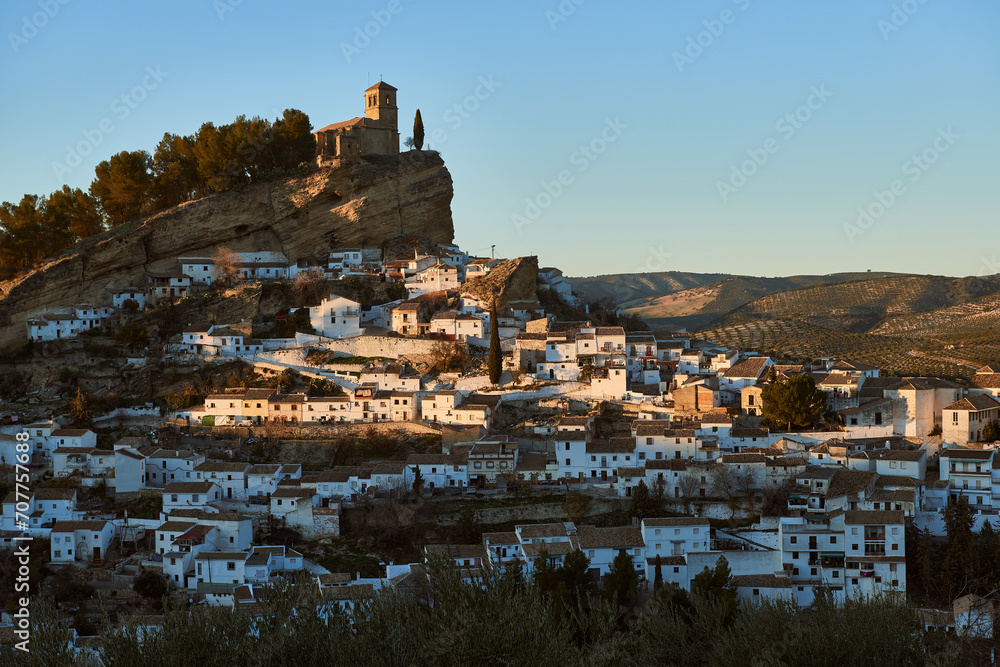 Moorish Castle, Montefrio, Washington Irving Route, Granada province, Andalusia, Spain, Europe.