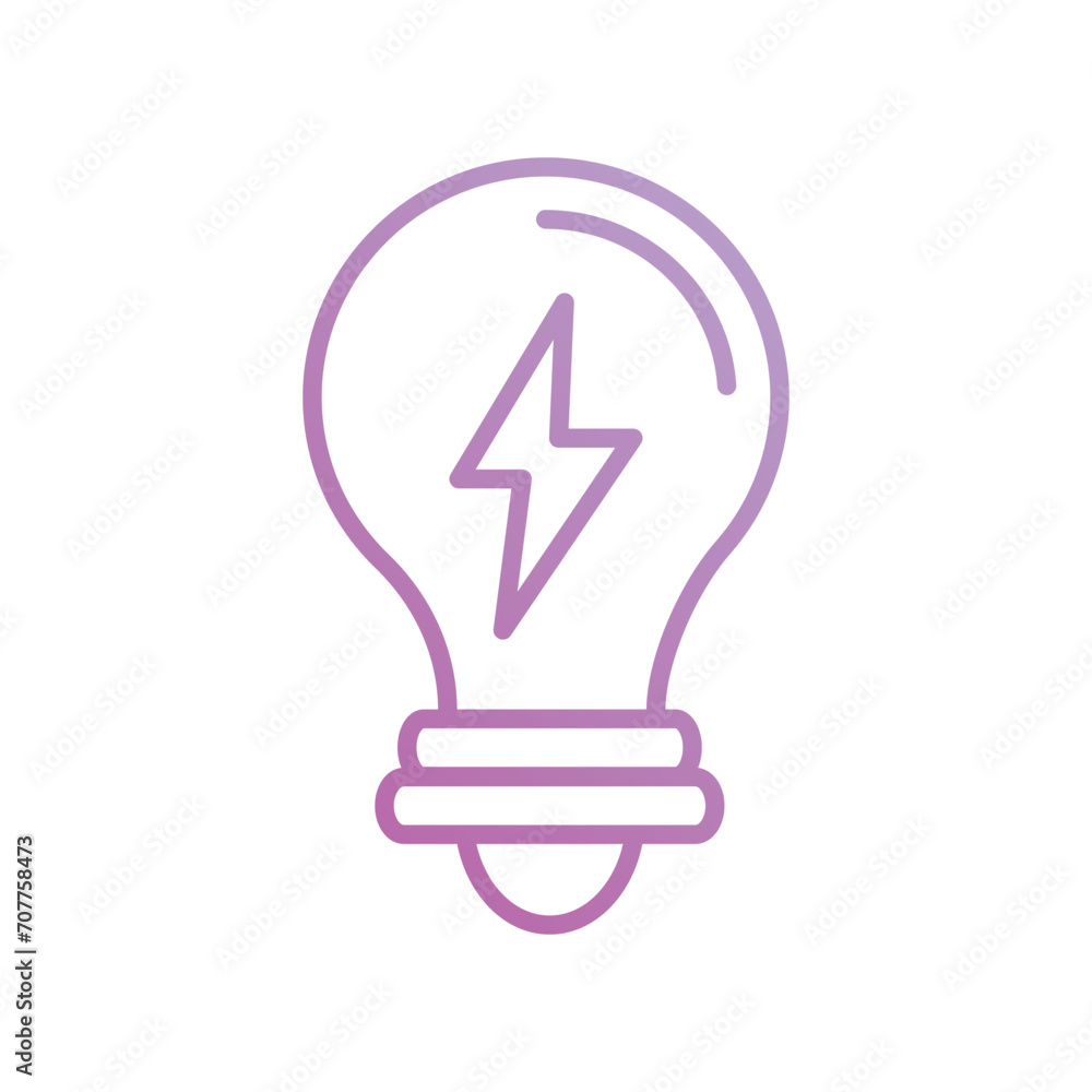 bulb icon with white background vector stock illustration bulb icon with white background vector stock illustration