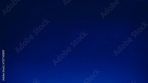 Dark blue gradient background with empty space. Abstract navy blue backdrop with smooth light transition and copy space. Background with space.